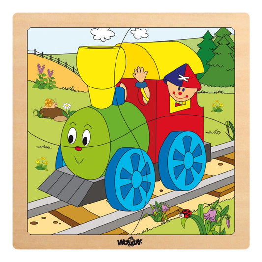 Drvene puzzle vlak