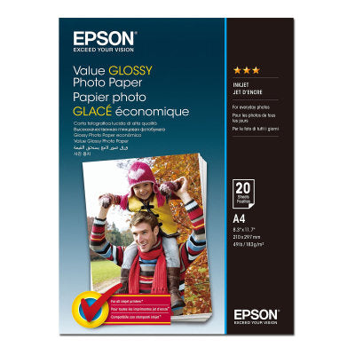 Papir Epson value glossy photo paper 10x15 183g 20L AK_POT
