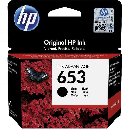 Tinta HP 3YM75AE 653 Ink advantage AIO 6000/6400 black