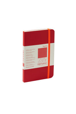 Notes Fabriano Ispira pocket tvrde korice 9x14 85g 96L crte rosso