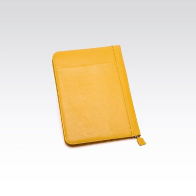 Navlaka Fabriano za A4 od prave kože, žuta