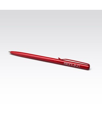 Kemijska olovka Fabriano Slim Pen crvena crni ispis