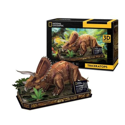 Slagalica 3D Cubicfun dinosaur Triceratops