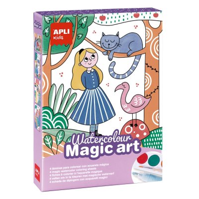 Igra Apli Watercolor Magic Art za slikanje vodenim bojama i čarobnim flomasterom