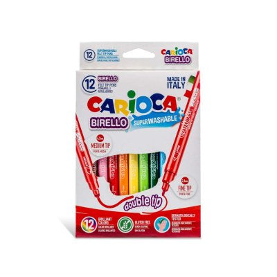 Flomasteri Carioca dvostrani 12 boja