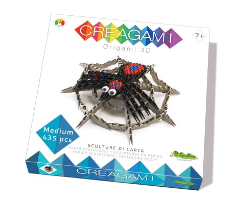 Kreativni set Creagami Spider with cobweb medium +7