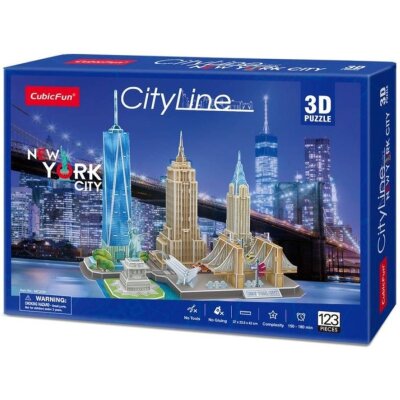 Slagalica 3D Cubicfun City Line New York