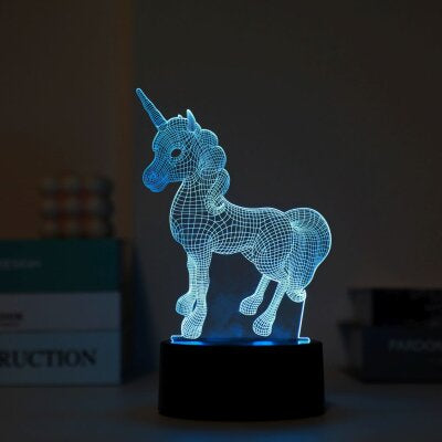 Lampa 3D na dodir iTotal promjena boja Unicorn