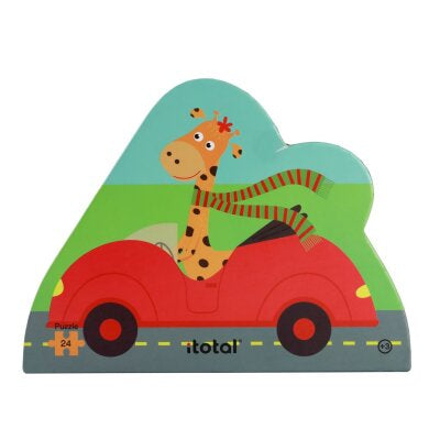 Slagalica iTotal žirafa u autu 24 komada 3+