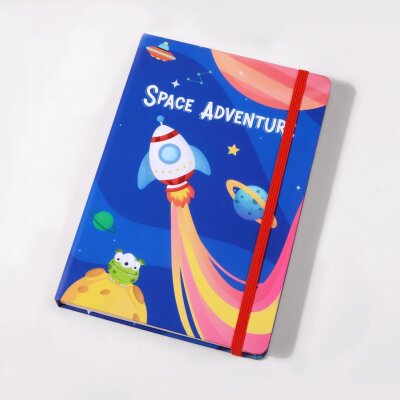 Notes iTotal A5 točkice Space Adventure