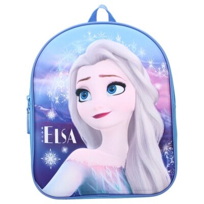 Ruksak Vadobag 3D Frozen II Elsa plavi