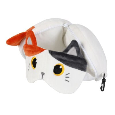 Maska za spavanje iTotal sa jastukom Cat narančasta
