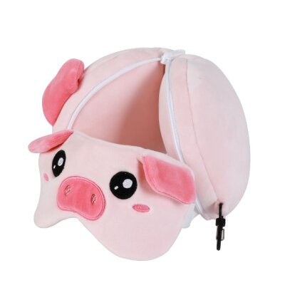 Maska za spavanje iTotal sa jastukom Cute animals svinjica