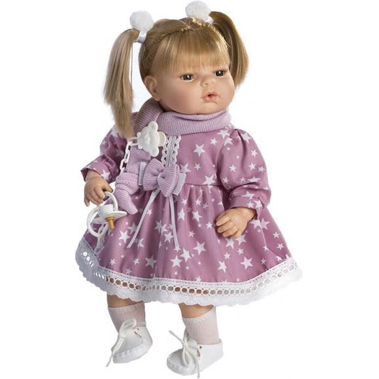 Lutka Berbesa Maria llorona sa haljinom sa zvjezdicama, 42cm