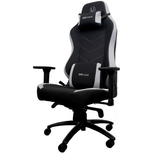 UVI Chair Alpha special edition fabric gray. gaming stolica. crno/siva
