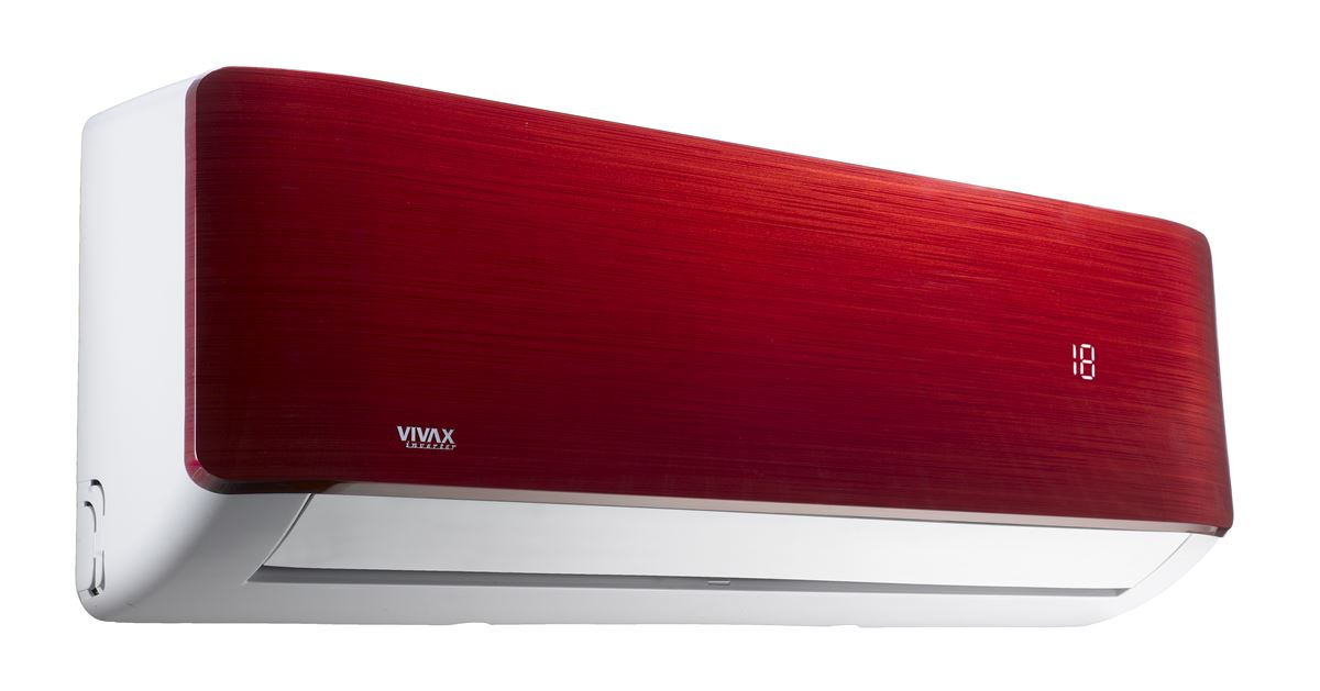 VIVAX COOL klima uređaj ACP-12CH35AERI+ R32 RED. unutarnja i vanjska jedinica